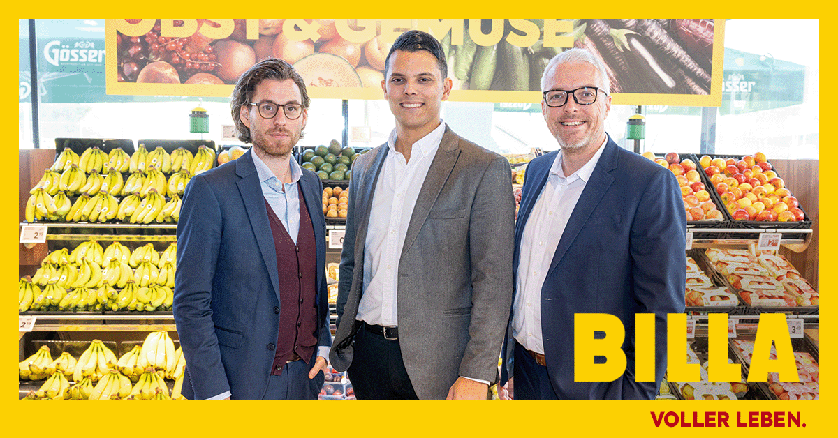 Im 14. Bezirk in Wien eröffnet der erste BILLA Markt, der von einem Kaufmann und BILLA in gemeinsamer Gesellschaft geführt wird.🤝
Schau' vorbei:
🛒 ca. 1.000 m2 Verkaufsfläche
🥰 26 Mitarbeiter:innen die dich beraten
👨‍🌾 viele regionale Produkte
Infos: billa.at/demir