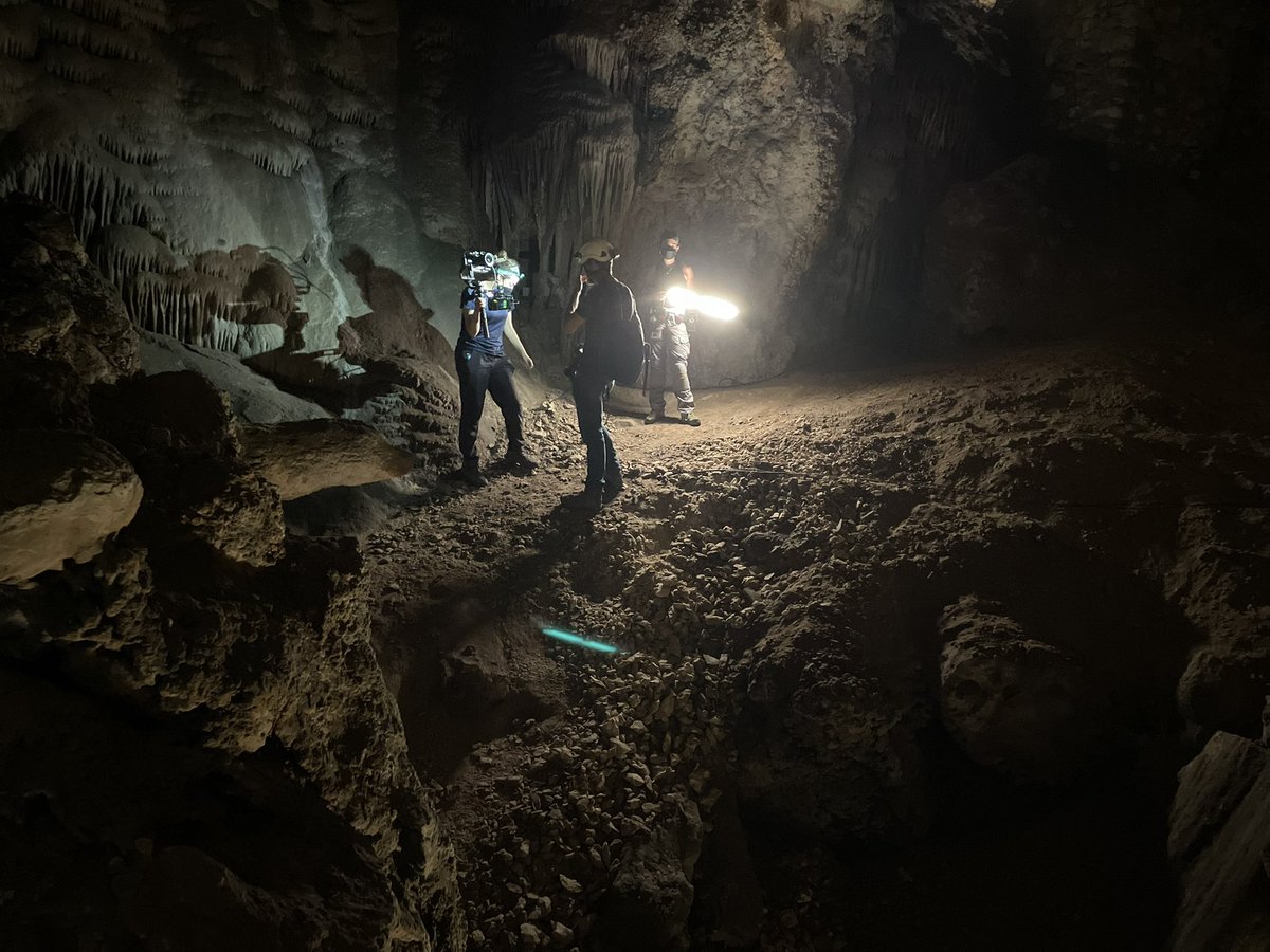 GilesAlderson's tweet photo. Last day filming in caves today! #filmmaking #cavebar #inahole #cavelife https://t.co/O7KDK3UxVZ