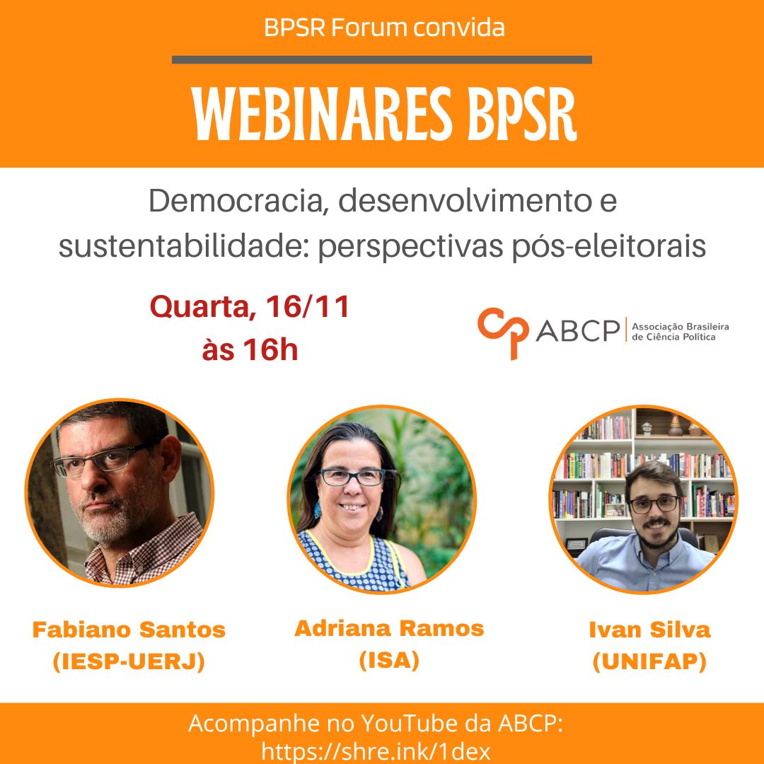 É amanhã, às 16h, no canal da ABCP no YouTube. Não perca!