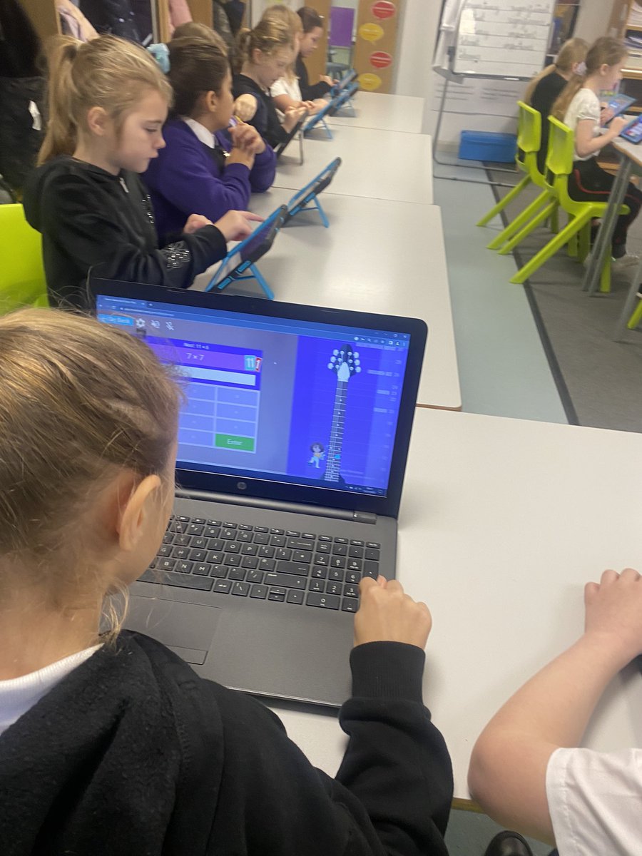 BirchwoodCE's tweet photo. Year 5 are in full swing with the competition on @TTRockStars today! Fantastic effort Year 5! 🎸 🏆 🌟 #bcepsyear5 #bcepsmaths #bcepsfluency #ttrs #englandrocks https://t.co/NyM5s6YEas