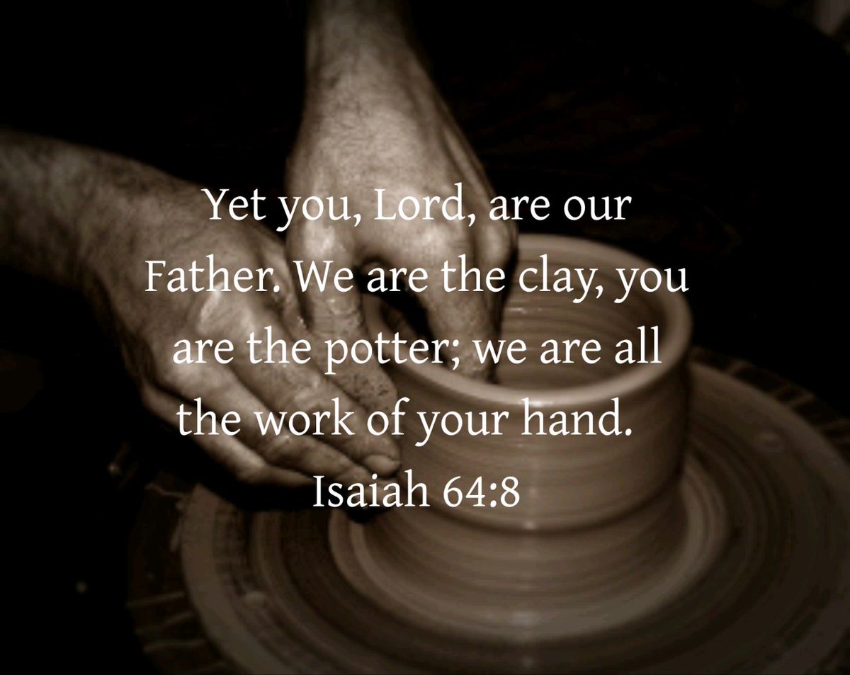 NELHS_Admin's tweet photo. Yet you, Lord, are our Father. We are the clay, you are the potter; we are all the work of your hand.
Isaiah 64:8 NIV

https://t.co/HYaoNPzowv https://t.co/gFQ4uGfaBk