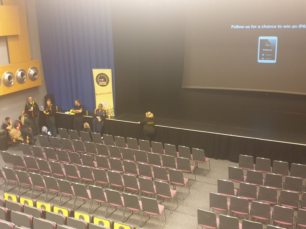 Howard Woolfenden (@woolfie30) on Twitter photo Pre show team brief before our penultimate set of shows today.... let's change some attitudes to driving in a positive way by sharing the message #safedrivestayalive. <a href="/SafeDriveGM/">SDSA Gtr Manchester</a> <a href="/NWAmbulance/">North West Ambulance Service</a> Pre show team brief before our penultimate set of shows today.... let's change some attitudes to driving in a positive way by sharing the message #safedrivestayalive. <a href="/SafeDriveGM/">SDSA Gtr Manchester</a> <a href="/NWAmbulance/">North West Ambulance Service</a>