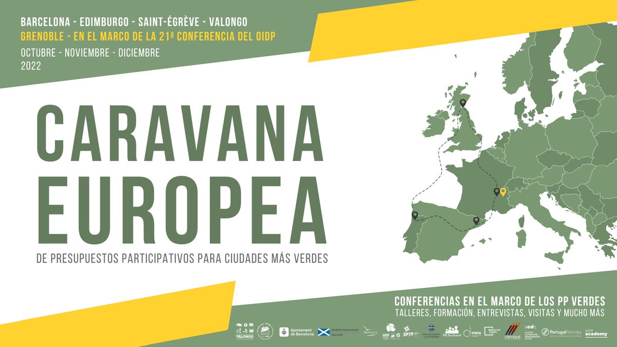 decidimbcn's tweet photo. Organizamos en coordinación con el @OIDPcat una sesión de la Caravana sobre Presupuestos Participativos para ciudades más verdes, que durante estos meses está viajando para diferentes partes de Europa.

¡Llega a Barcelona! 🌥️

https://t.co/yadVb57W5S https://t.co/EmAdLngVpM