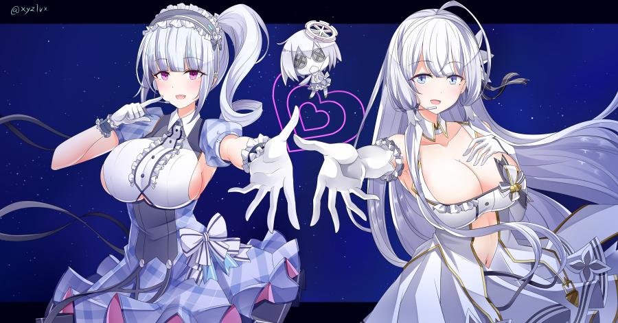プリンツ・オイゲン(アズールレーン) ,色褪せないエガオ 「フォロワー一万人以下の絵師が力作を投稿してフォローは別にどっちでも 」|へびつけぇ（4/3新規絵更新・絵仕事&skeb募集中）のイラスト