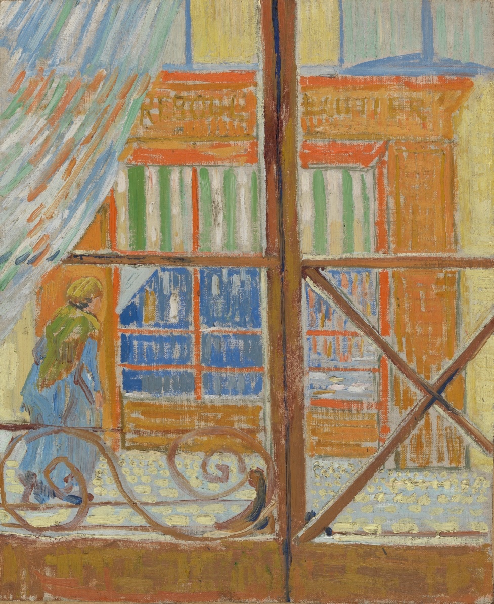 This is the first painting that Vincent made when he arrived in Arles. He saw this butcher’s shop looking out from the Carrel hotel and restaurant, where he stayed for the first few weeks of his time in Arles. 🌻Vincent van Gogh, View of a Butcher's Shop (1888)
