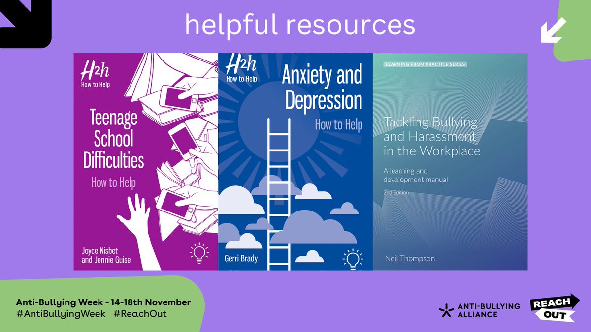 Pavilion supports #antibullyingweek2022 @ABAonline We have a range of resources for parents, carers, teachers, schools and professionals #ReachOut #depression #anxiety Learn more: pavpub.com/how-to-help