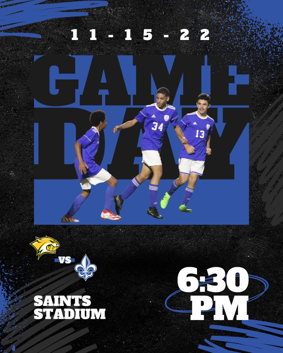WFHS_BoysSoccer's tweet photo. IT’S GAME DAY SAINTS! Come support the saints in their season opener against Walker! https://t.co/XsR0ncASz4