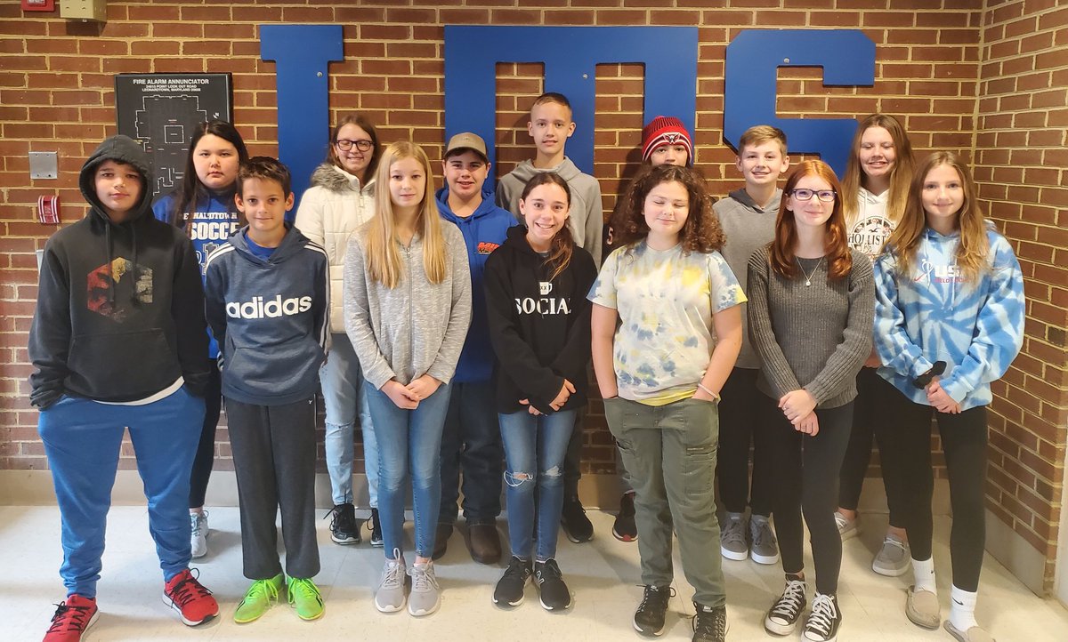 Look at this awesome group of kiddos. Congratulations to our latest LMS Students of the Month.