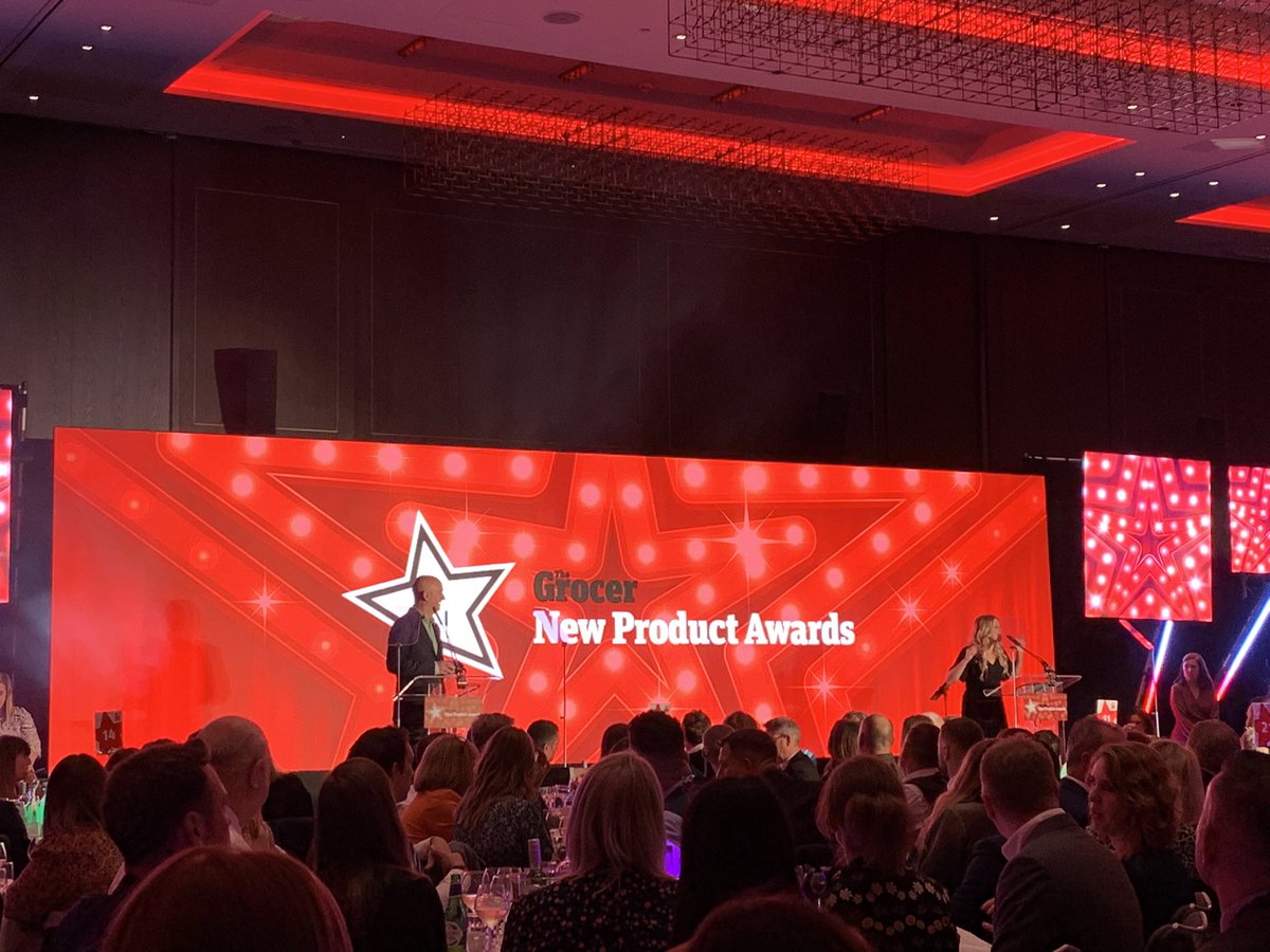 Excited to be at The <a href="/Vyprco/">Vypr</a> sponsored <a href="/TheGrocer/">The Grocer</a> #NewProductAwards this afternoon. Just getting started…