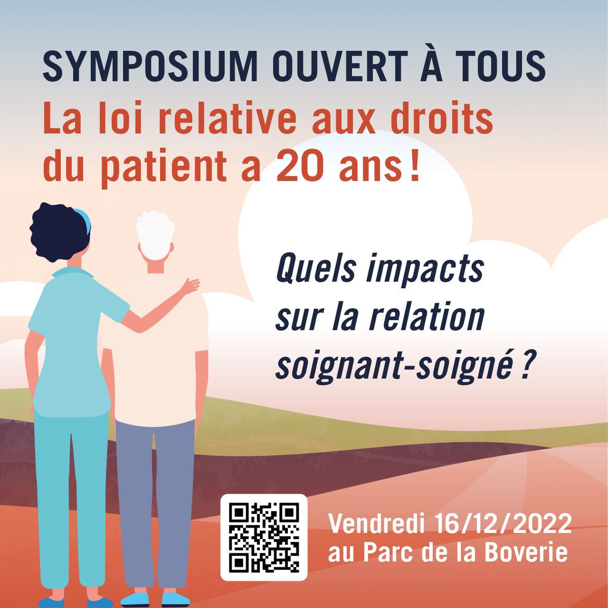 👩‍⚖️En 2002, trois lois ont modifié l’encadrement des droits de santé en Belgique. À l’occasion des 20 ans de ce cadre légal, le service de Médiation hospitalière du CHU de Liège organise un Symposium. ➡️ Inscription : my.chuliege.be/Symposium-20-a… ➡️ Le 16 /12/2022 dès 9h à La Boverie