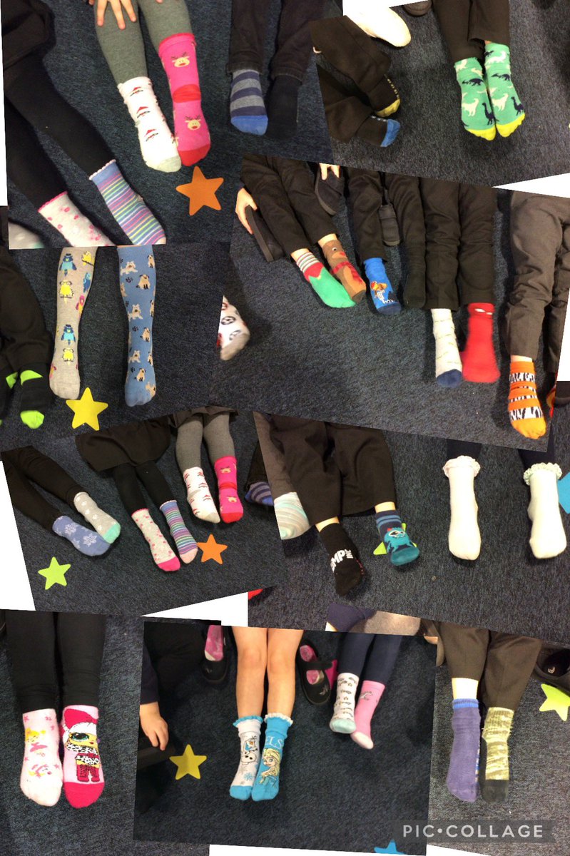 Our odd socks for Anti Bullying week today 🧦