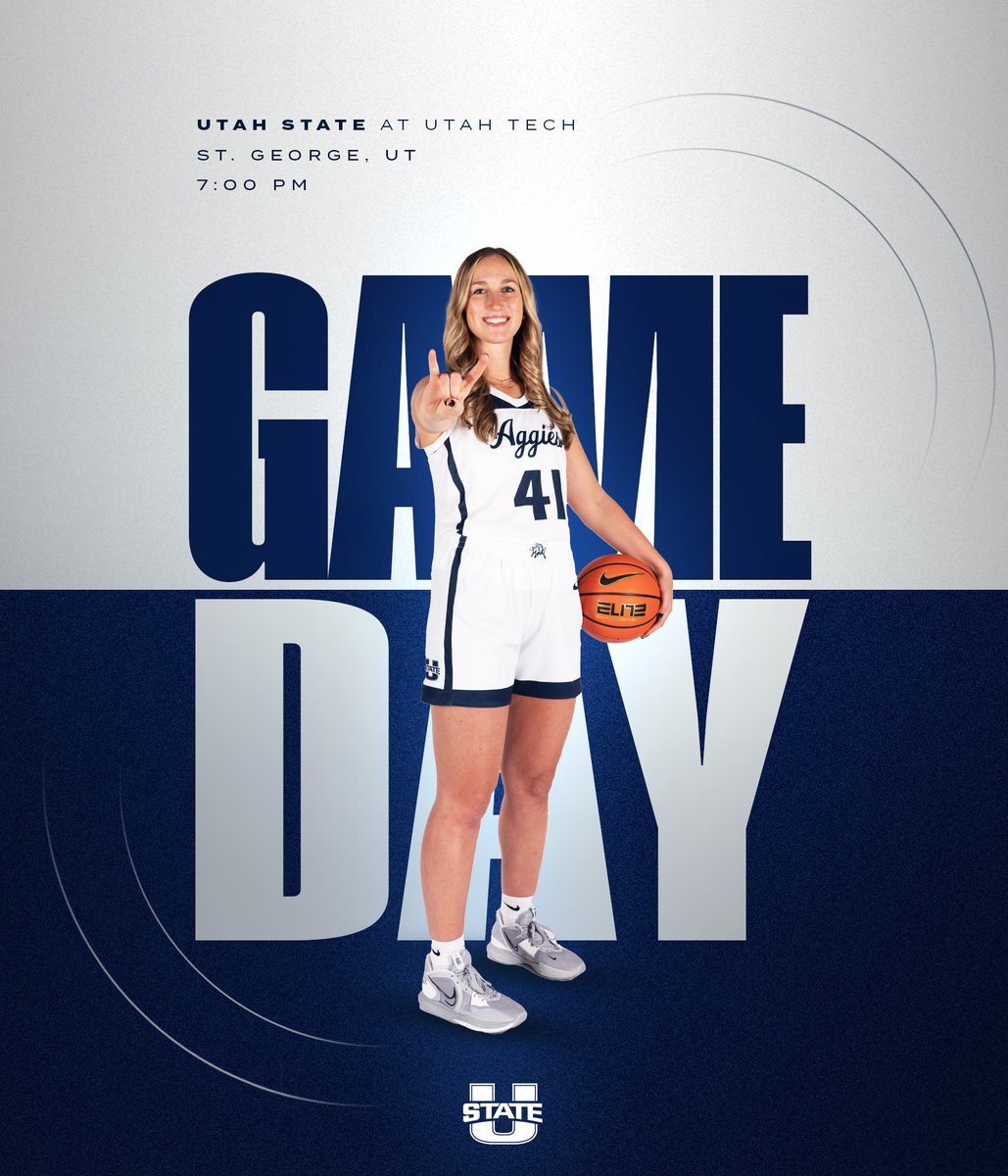 It's GAMEDAY from St. George!

🆚 at Utah Tech
🕒 7:00 pm
📊 bit.ly/3EbDqxn
📺 bit.ly/3EaI9j9

#AggiesAllTheWay