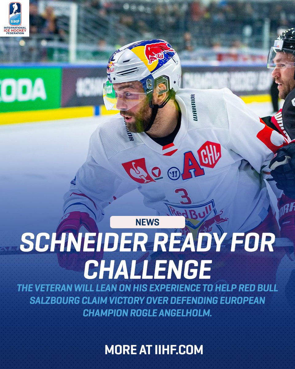 Peter Schneider  ( <a href="/pschneids91/">Peter Schneider</a>) regularly reminds us that age is just a number and why <a href="/ecrbs/">EC Red Bull Salzburg</a> has a strong chance at a <a href="/championshockey/">Champions Hockey League</a> victory. 

More: iihf.com/en/news/40521/…