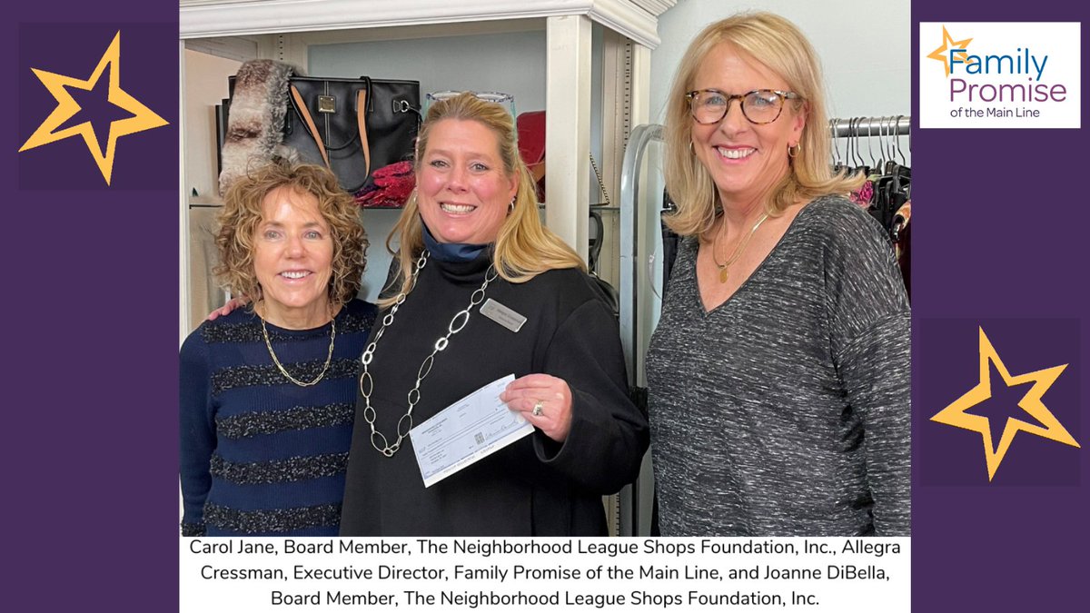 FPMainLine's tweet image. This is an amazing shop full of unique and one-of-a-kind items. They have been giving back to the community for 100+ years. Thank you to The Neighborhood League Shops Foundation, Inc. for their generous grant to our organization. Visit nlshops.org