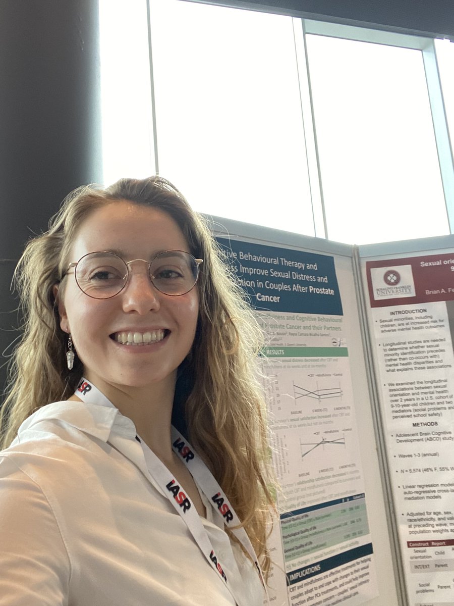 Congrats to Bibiana who was awarded the Sexual Tipping Point award <a href="/smsna/">สมสนา</a>'s annual meeting for her KT project, Use of Knowledge Translation Methodology to Incorporate Research Results into Clinical Practice: Bringing Mindfulness and CBT into a local prostate cancer program🥳