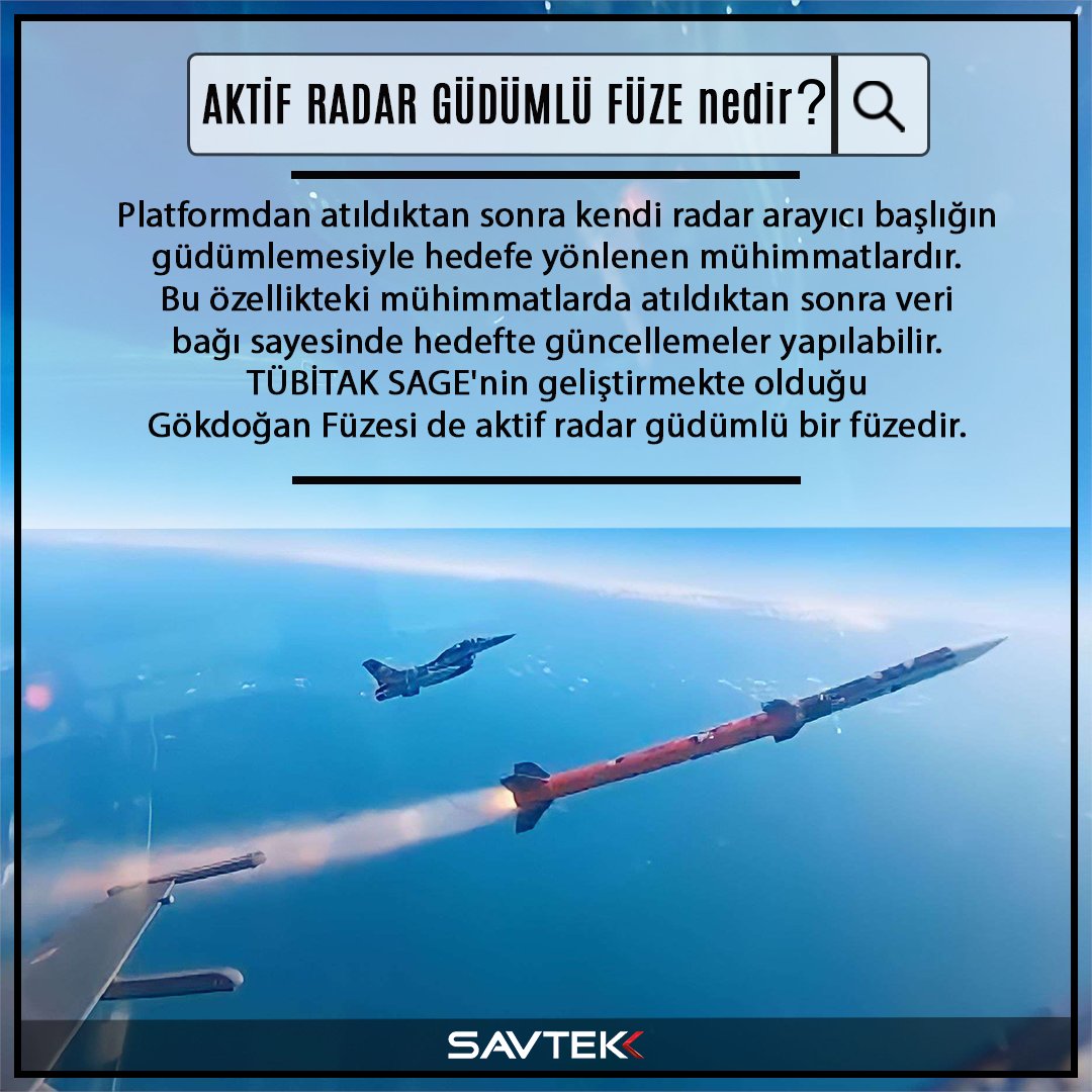 itusavtek1's tweet photo. #Sözlük serimize kaldığımız yerden devam ediyoruz ✨ Savunma Sanayii ile ilgili en güncel gelişmeler için bizi takip etmeye devam edin 😊
#tübitak #sage #aktif #radar #güdüm #füze #itki #yönlendirme #lazer #bomba #mk82 #mk84 #aselsan #lgk #lazer #mark80 #mk81 #mk83 #savunma https://t.co/SuANxeCtyF