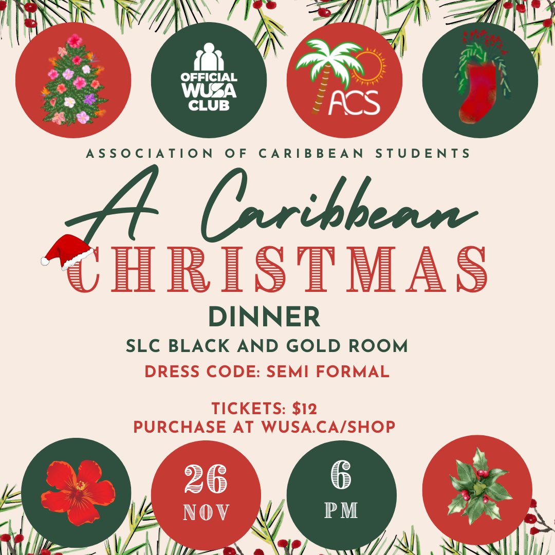 Soca Santa left a message for you!🎅⬇️

Hey ACS fam!

41 days til’ Christmas so I thought i’ll make it a Caribbean one!🎄

Meet me for a night of parang and lots of food! 💫

Also, you might want to put on your best Christmas outfit! I may have some early gifts👀

Link in IG bio.