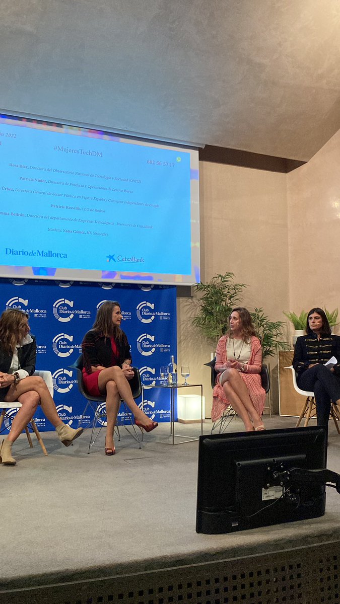 Marisa Huaynalaya (@yohuaynalaya) on Twitter photo Escuchando a <a href="/PatriciaUrbez/">Patricia Urbez</a> directora general del sector público en <a href="/Fujitsu_ES/">Fujitsu España</a>, Rosa Diaz directora del @ONTSI ; Patricia Nuñez de <a href="/WeAreLenovo/">We Are Lenovo</a> y Patricia Rossello de Roibos en <a href="/diariomallorca/">Diario de Mallorca</a> #mujerestechDM Escuchando a <a href="/PatriciaUrbez/">Patricia Urbez</a> directora general del sector público en <a href="/Fujitsu_ES/">Fujitsu España</a>, Rosa Diaz directora del @ONTSI ; Patricia Nuñez de <a href="/WeAreLenovo/">We Are Lenovo</a> y Patricia Rossello de Roibos en <a href="/diariomallorca/">Diario de Mallorca</a> #mujerestechDM