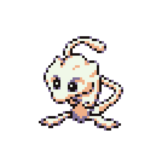 The original mew sprite looks like something from a horror movie : r/pokemon