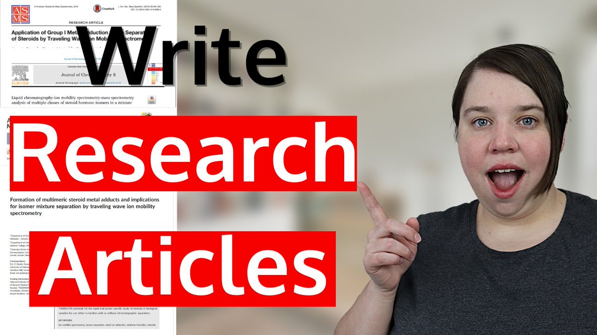 If you struggle with writing research articles, I break down my entire writing process in my new video! Learn how to write every step of your research article with examples! youtu.be/U5z8PjZ4reI @YTacademics #AcademicChatter #Research