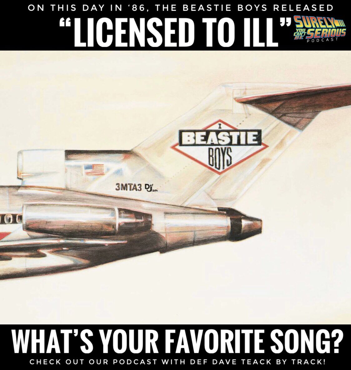 On this day in 1986 #BeastieBoys released #licensedtoill .  Join us a special guest @defdave as we go TRACK by TRACK!
#80s #80srap #1986music 

podcasts.apple.com/us/podcast/sur…