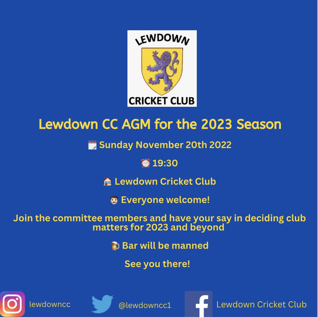 Winter AGM this Sunday, everyone is welcome so see you there!