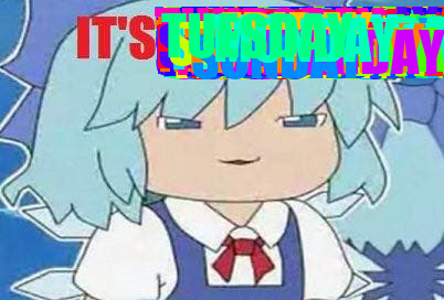 cirno_calendar's tweet photo. It's Tuesday https://t.co/My59RpaebH