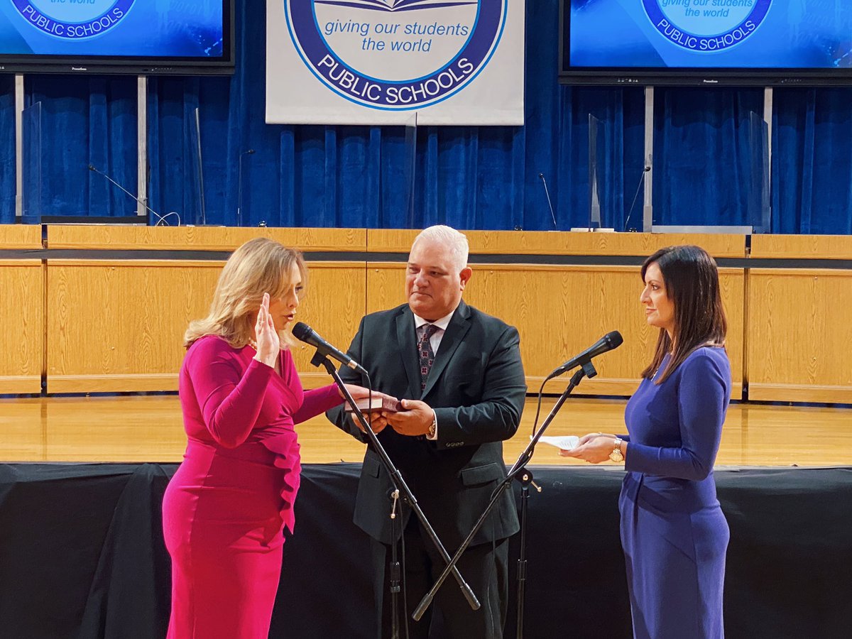 It was an honor to administer the oath of office for <a href="/MonicaColucciFL/">Monica Colucci</a> and <a href="/RobertoAlonsoFL/">RobertoJAlonso</a> to <a href="/MDCPS/">Miami-Dade Schools</a>. 

Florida is a leader in making sure our children are educated, not indoctrinated. I’m confident that these newly elected members will put our students and parents first.