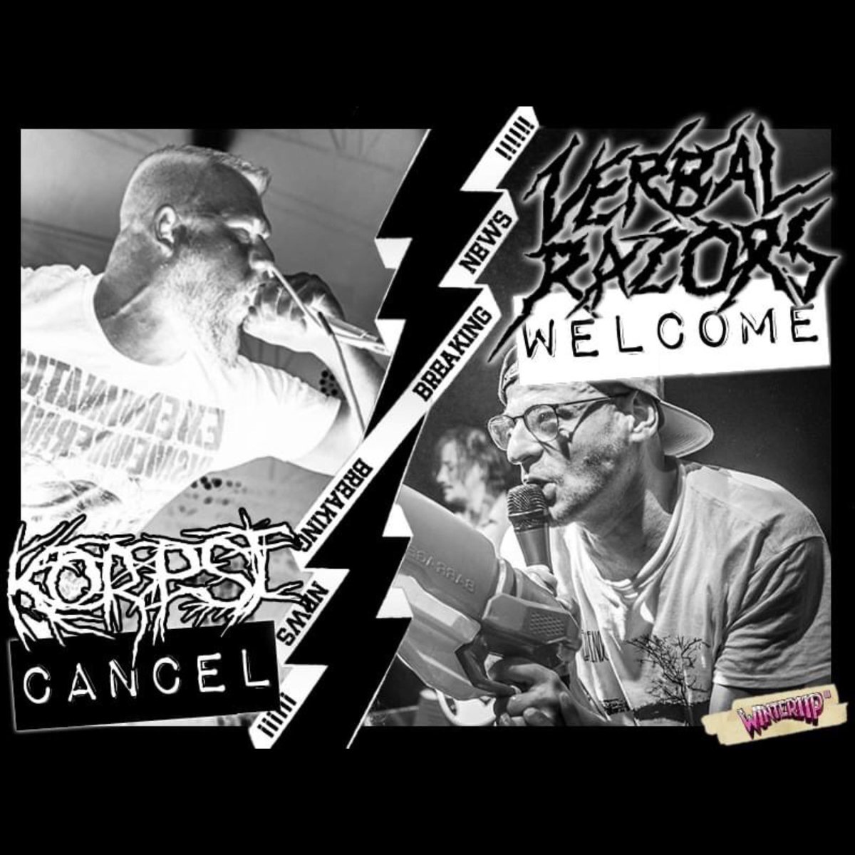 RiipFest's tweet photo. β @Korpsesbdm cancel !
βοΈ welcome Verbal Razors !
π#winteriip2022
π’π @37Parallele #π«π· // samedi 17 DΓ©cembre 2022
#winteriip #korpse #verbalrazors https://t.co/c7P2ervSkP