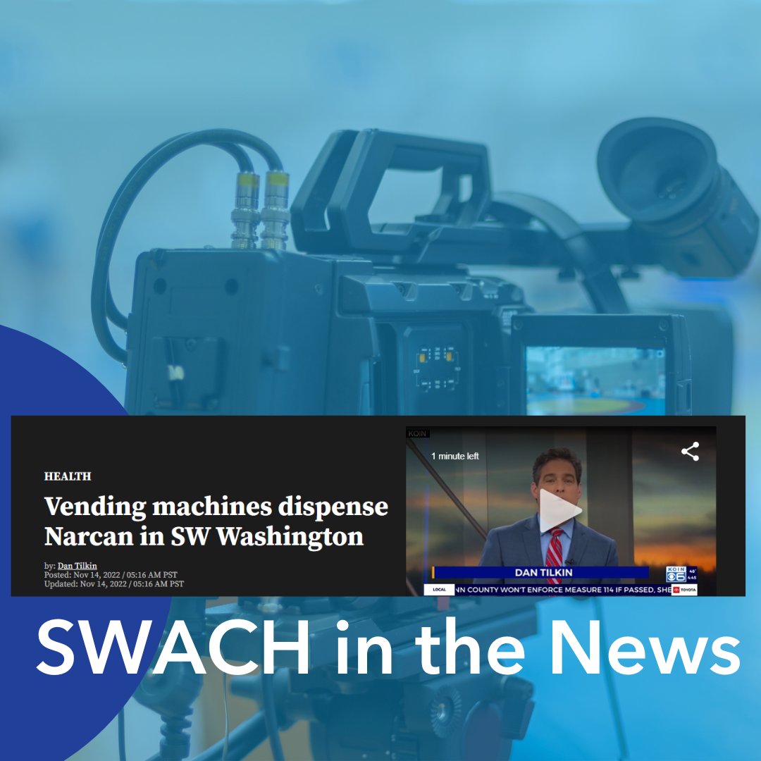 SWACH_ORG's tweet image. SWACH's brand new Narcan vending machines were recently featured on KOIN 6 news. See the interview featuring our partners at Recovery Cafe at swach.link/koin, or visit the link in our bio. #SWWAhealth #swwa #SDHOH