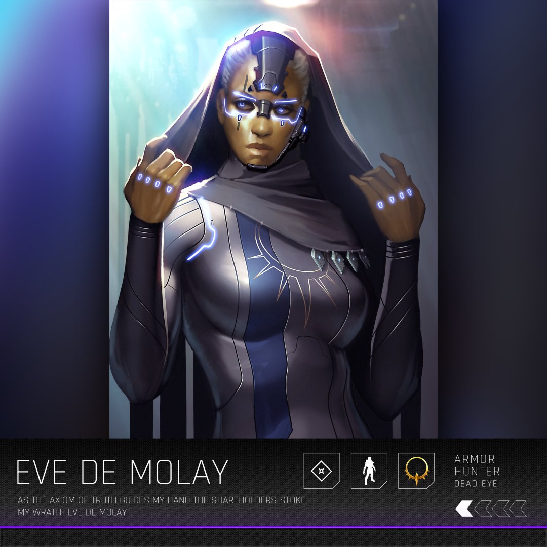 As a Sniper for the Holy Corporation Faction, Eve De Molay is guided by the Axiom of Truth!

Get game access before #FreeToPlay 😎
View on OpenSea: ⤵️
opensea.io/collection/met…

Flex your Infantry or ask questions! 🔽
#PlayMetalCore #Web3 #Web3Gaming