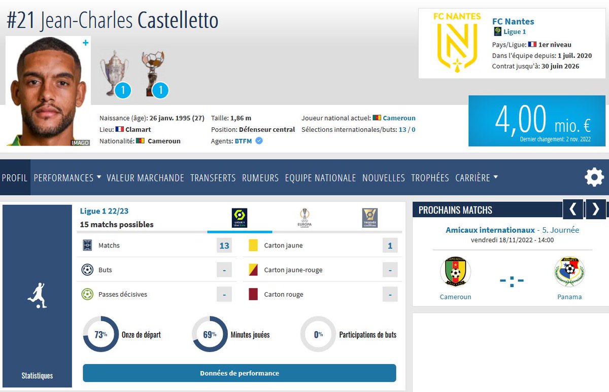 jtchoufang's tweet photo. @BerthierAce @emmanuel_DikaM @racatulo Dans le cas particulier de #Castelleto, il est né en France comme camerounais par sa mère (et espagnol par son père), et a donc pu bénéficier de la réintégration dans sa nationalité d'origine (après 18 ans), comme le prévoit la loi. Il est binational.
https://t.co/36sQaKYiGK https://t.co/RzYtwS2VLg