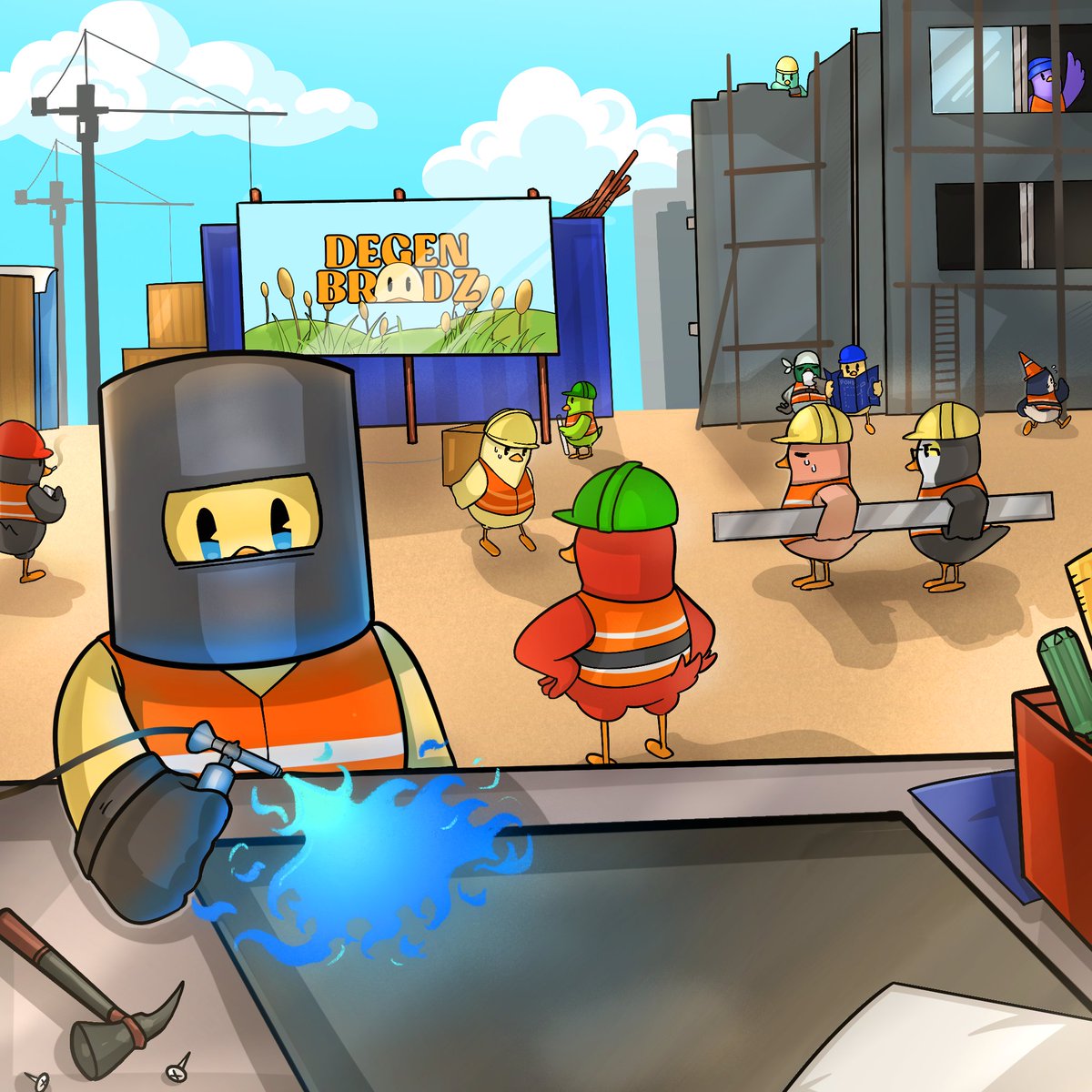 DBroodz's tweet image. We are here to build and stay, bear market or bull🤝

Currently making an innovation to the Pond before we welcome the degens! 🏗️

Pull up WAK GANG!🫡
#WAKWAK #Cardano #NFT #CNFT #CNFTCommunity
#DegenBroodz