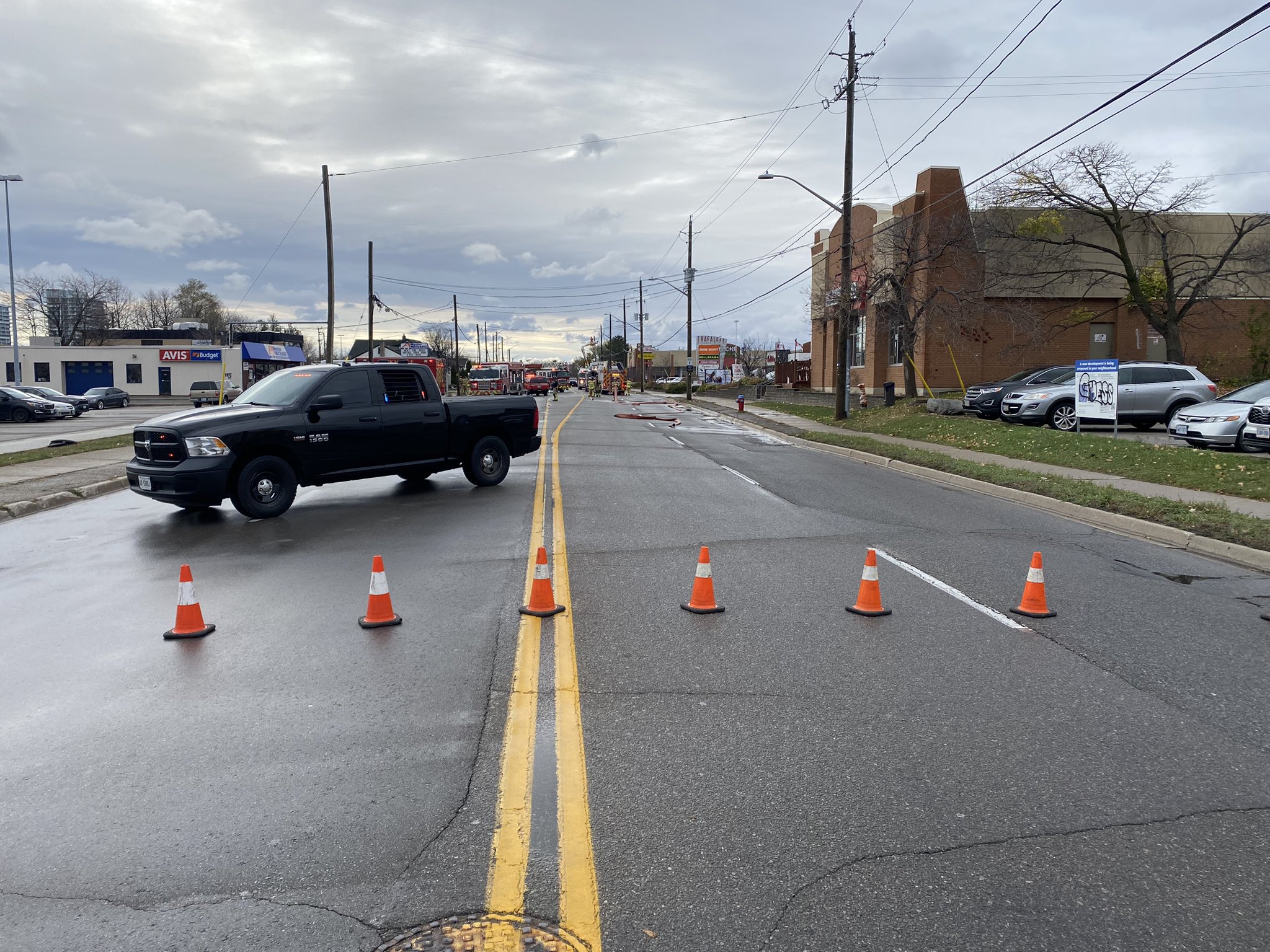 Cst. Marc Taraso on Twitter "A quick lesson on road closures. I have 8 cones across the roadway