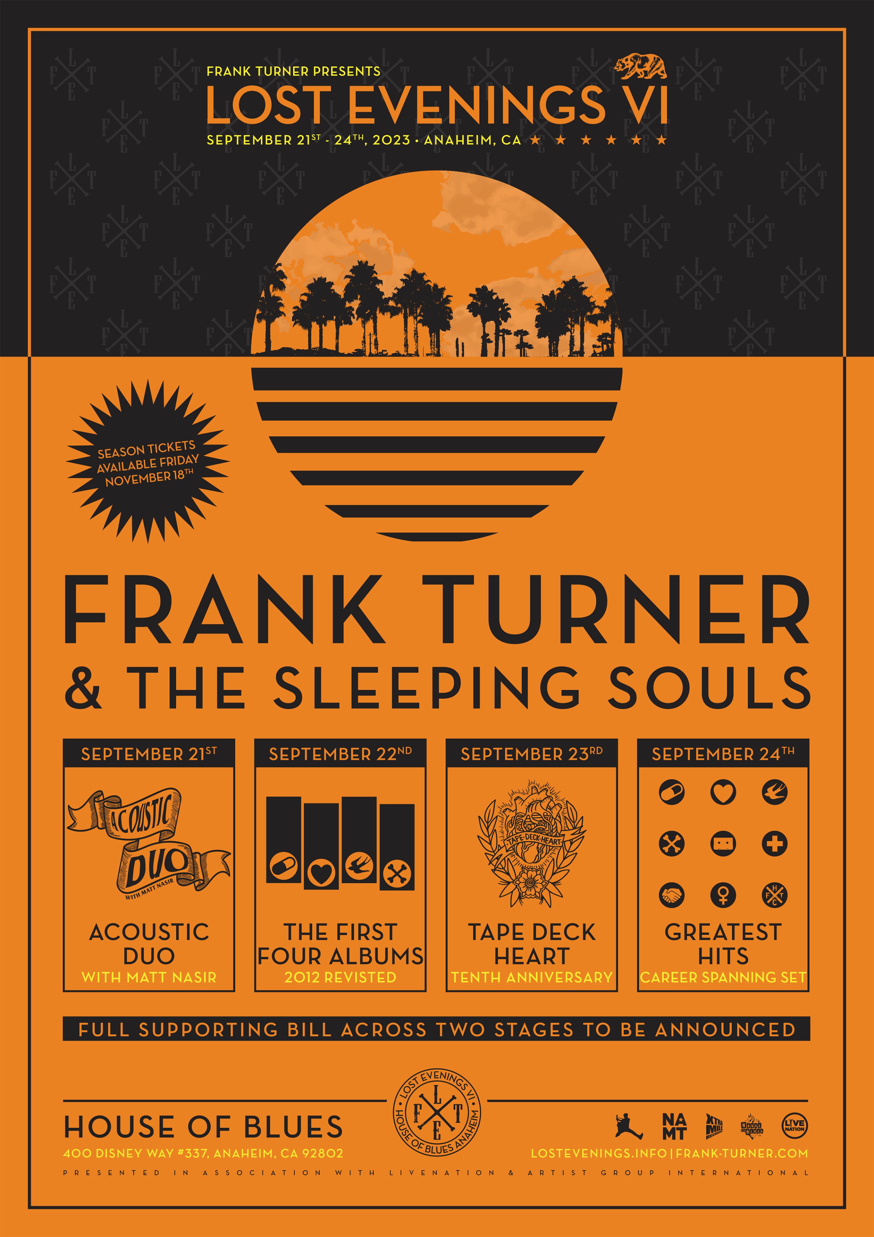 Lost Evenings on Twitter "EXCITING NEWS! frankturner Lost Evenings