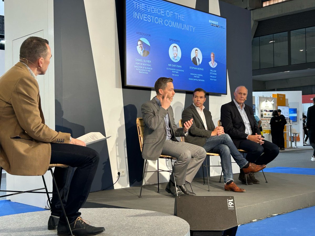 There is a lot going on behind the scene to achieve success in #innovation. Next up at #SmartPortsBcn was The Voice of Investor Community panel with D. Olivier, our Business intelligence &amp; innovation director as the moderator of that interesting panel. 👉 smartports.tv