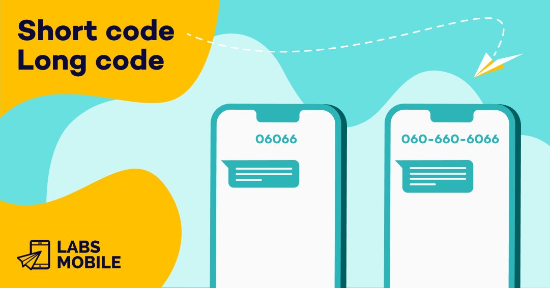 LabsMobile's tweet image. Las diferencias entre un longcode y un shortcode.
labsmobile.com/es/blog/las-di…
#longcode #shortcode #SMS #mensajes