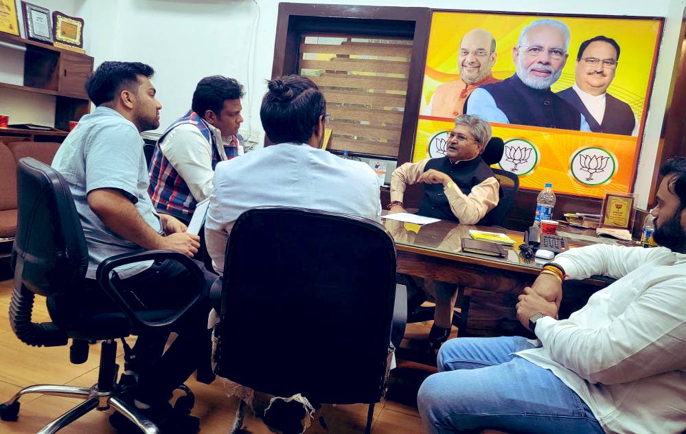 Arjun Velotil (@arjunvelotil) on Twitter photo Shri <a href="/dushyanttgautam/">Dushyant Kumar Gautam</a> JI National General Secretary <a href="/BJP4India/">BJP</a> guided on the upcoming #MCDElections2022 campaign plans with <a href="/BJYM/">BJYM</a> team.
#BJPMatlabSeva
<a href="/VasuRukharBjp/">Vasu Rukhar 🇮🇳</a> <a href="/rohit_chahal/">ROHIT CHAHAL</a> Shri <a href="/dushyanttgautam/">Dushyant Kumar Gautam</a> JI National General Secretary <a href="/BJP4India/">BJP</a> guided on the upcoming #MCDElections2022 campaign plans with <a href="/BJYM/">BJYM</a> team.
#BJPMatlabSeva
<a href="/VasuRukharBjp/">Vasu Rukhar 🇮🇳</a> <a href="/rohit_chahal/">ROHIT CHAHAL</a>