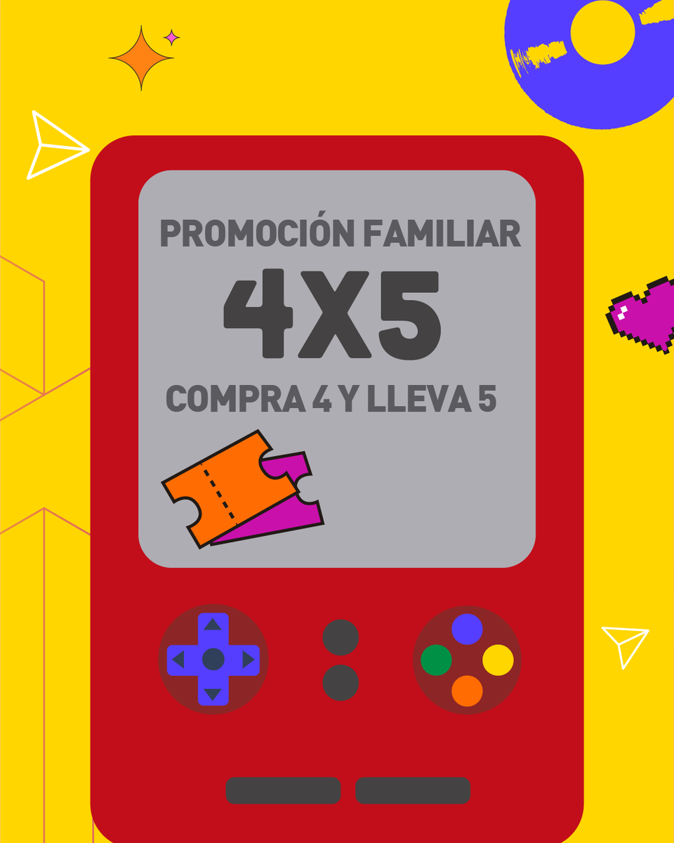 FeriaFisa's tweet photo. ¡PROMOCIÓN FAMILIAR! 👨‍👨‍👧‍👦

Hasta este jueves tienes oportunidad de acceder a esta promoción donde por la compra de 4 entradas te llevas una más gratis. Ideal para las familias que deseen visitarnos 🎈

Puedes acceder a esta promoción directamente desde https://t.co/QjnTsrh6yZ 🔗 https://t.co/w4kVDSqvu9