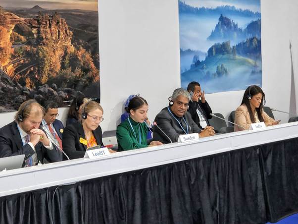 LeadIT Summit 2022 hosted by India and Sweden at #COP27 , Sharm El Sheikh, Egypt LeadIT members re-emphasized the commitment to pursuing the low-carbon transition. Read: pib.gov.in/PressReleasePa…