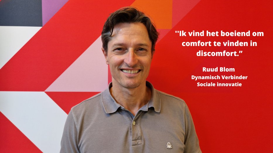 Ruud Blom is bij Building Changes werkzaam als Dynamisch Verbinder sociale innovatie. Rode draad in zijn loopbaan is ‘verbinden’ wat mooi samenkomt in zijn huidige rol. 'Ik vind het boeiend om comfort te vinden in discomfort'. Maak kennis met Ruud! bit.ly/3hDRnN7