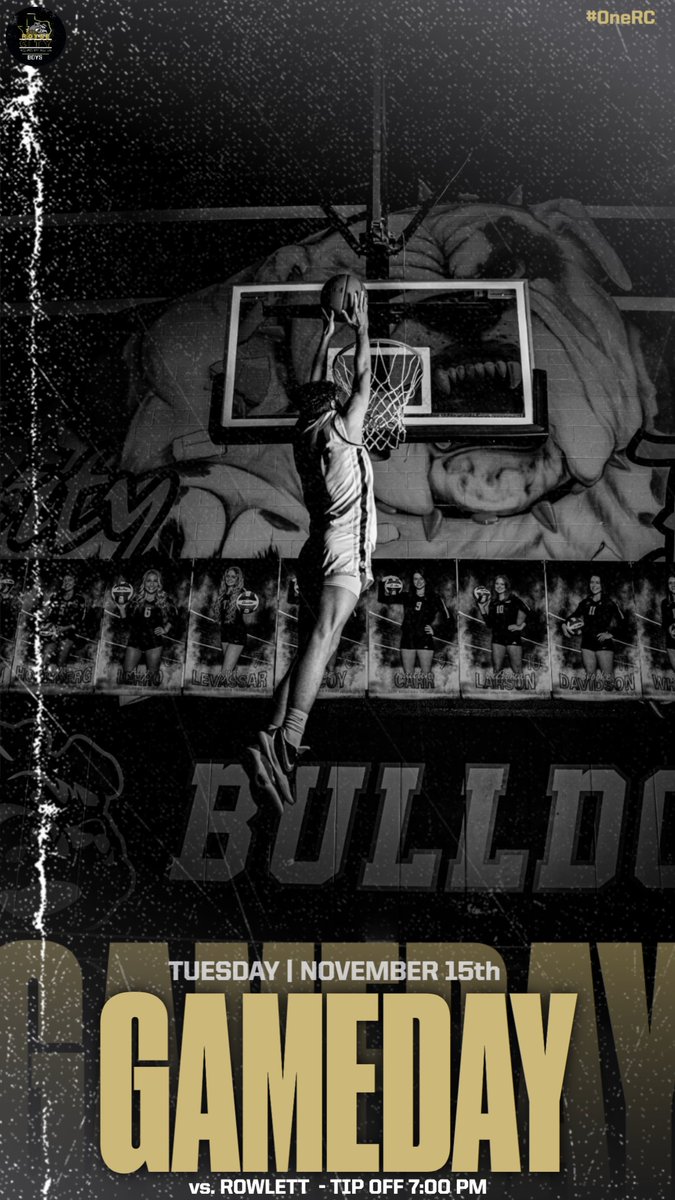 ‼️GAME DAY ‼️
🆚 Rowlett
📍Home 
⏲️ V | 7:00    JV | 5:30   9th Black | 5:00