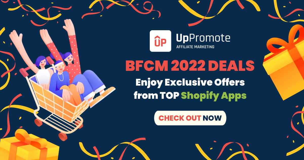 litcommerce's tweet photo. Did you know that you can save up to 50% OFF on #LitCommerce, @litextension & top @Shopify apps this #BFCM?
Seize the chance to multiply your sales from @uppromote_app BFCM 2022 DEALS ๐
https://t.co/U5egK4Uwil
#UpPromote #Shopify https://t.co/xUxrM2wLmk