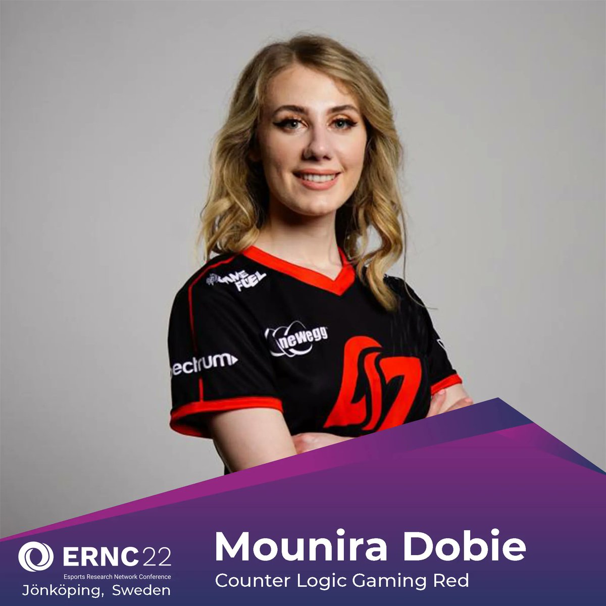 Esports Research Network Conference 2022 (@ern_conference) on Twitter photo Mounira <a href="/goosebreeder/">FLY GooseBreeder</a> Dobie is a pro CS:GO player at @clgaming. Before competing in ESL Impact Season 2 <a href="/DreamHackCSGO/">DreamHackCSGO</a> she will join our panel on #GGFORALL. So <a href="/CLGRed/">THIS IS A PLACEHOLDER</a> are officially the team that <a href="/EsportsResNet/">Esports Research Network</a> will be cheering on live at <a href="/DreamHack/">DreamHack</a> Winter 22 post conference! Mounira <a href="/goosebreeder/">FLY GooseBreeder</a> Dobie is a pro CS:GO player at @clgaming. Before competing in ESL Impact Season 2 <a href="/DreamHackCSGO/">DreamHackCSGO</a> she will join our panel on #GGFORALL. So <a href="/CLGRed/">THIS IS A PLACEHOLDER</a> are officially the team that <a href="/EsportsResNet/">Esports Research Network</a> will be cheering on live at <a href="/DreamHack/">DreamHack</a> Winter 22 post conference!