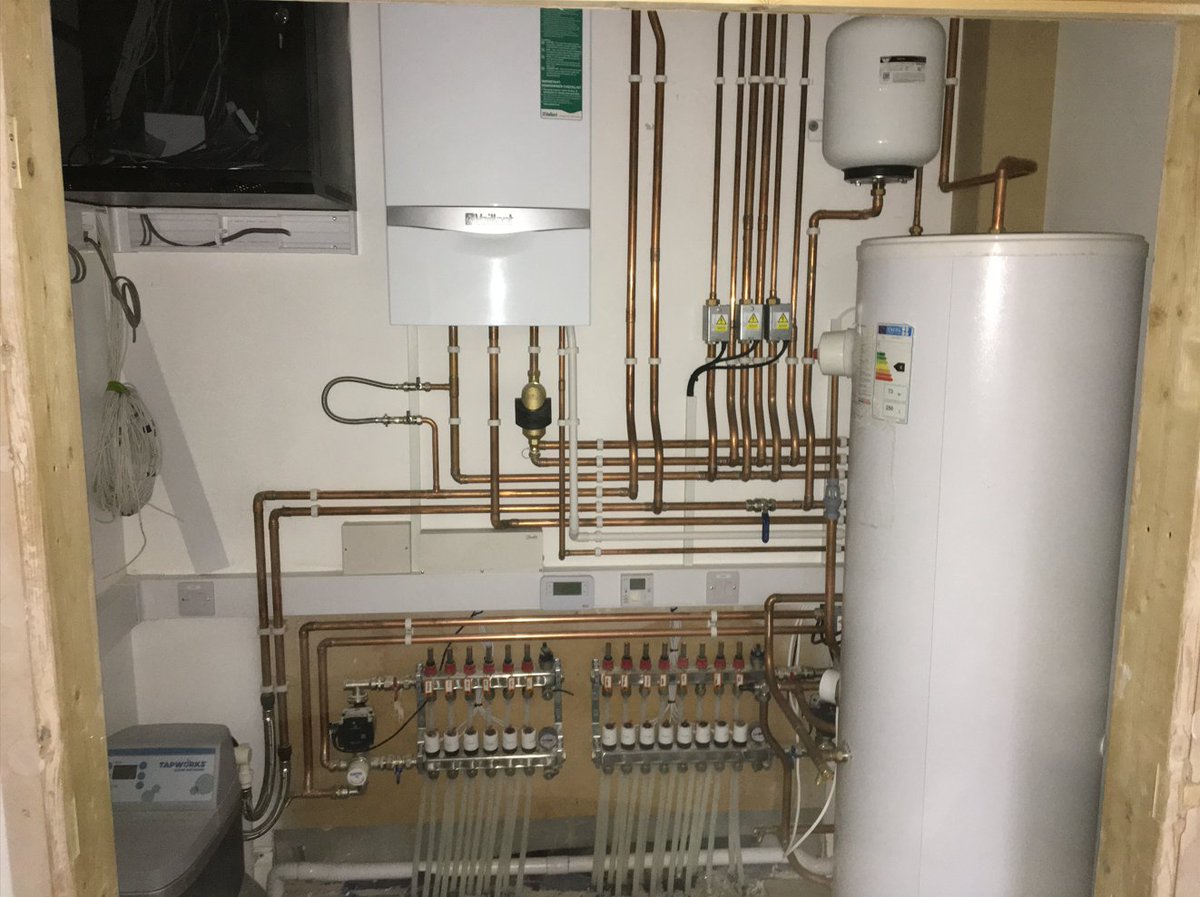 We often post photos showing the beautiful exteriors of our properties in Frampton. However to us, the finer details can be just as pleasing. 
In the industry we would call this plant cupboard a work of art, a fantastic product from a great team of tradesmen! #Construction