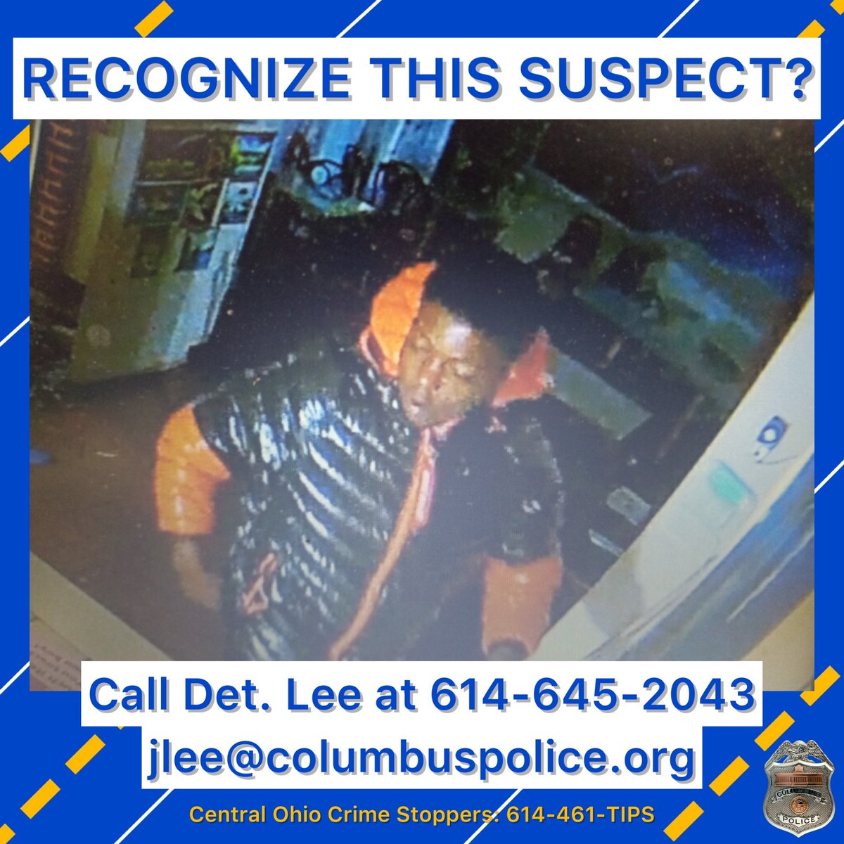 Columbus Ohio Police on Twitter "Surveillance cameras recorded this