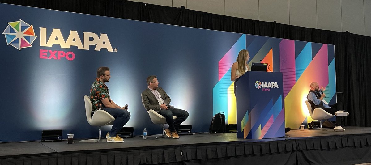 Kicking off the morning with an insightful panel about designing, developing and delivering amazing water park experiences! Featuring ⁦<a href="/mallofamerica/">Mall of America</a>⁩’s very own ⁦<a href="/ckg623/">Christopher K Grap</a>⁩!!
⁦<a href="/IAAPAHQ/">IAAPA</a>⁩ #IAAPAEXPO