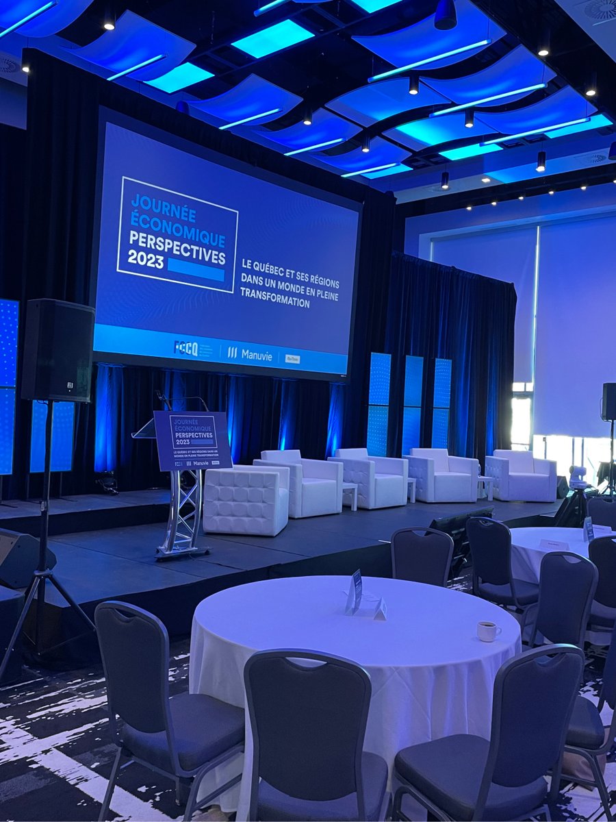 ccsherbrooke's tweet image. Présentement à Trois-Rivière à la journée économique perspectives 2023.