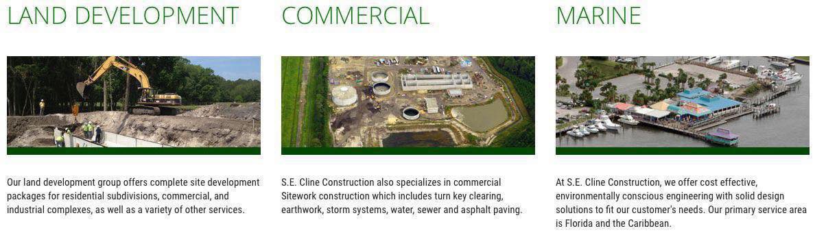 SEClineConstruc's tweet image. We are a Certified #GeneralContractor performing all facets of commercial site development, including residential subdivisions, construction services and commercial marine design. ow.ly/m6hM30801pQ