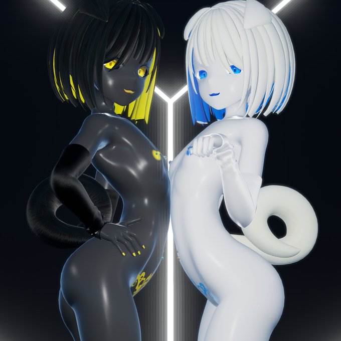 #良い色の日
良い異色肌の日🖤🤍